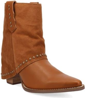 Dingo Off the Cuff Leather Boot in Camel at Nordstrom, Size 7.5