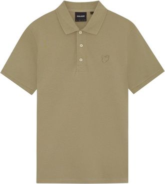 Lyle & Scott Superfijne Katoenen Poloshirt - Heren - Polos - Groen - S - Katoen - Tops