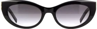 Saint Laurent Cat-Eye Acetate Sunglasses - Black