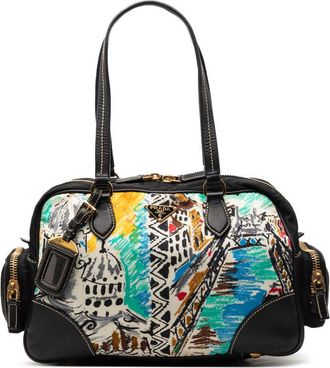Prada Pre-owned Prada Printed Canvas Venezia Shoulder Bag Ladies 71HYL1E6SKERQA1C