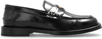 Moschino Loafers schoenen - Dames - Loafers - Zwart - 37 EU - Leer - Schoenen