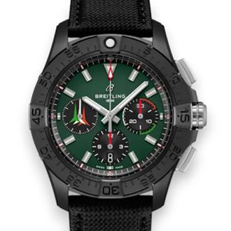 Breitling Avenger Chronograph Automatic Chronometer Green Dial Mens Watch SB01462A1L1X1