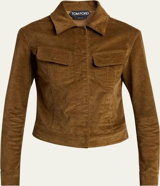 Tom Ford Velvet Slim Single-Breasted Jacket