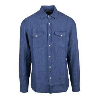 MC2 Saint Barth Denim Shirt - Heren - Spijkeroverhemden - Blauw - S - Denim - Overhemden