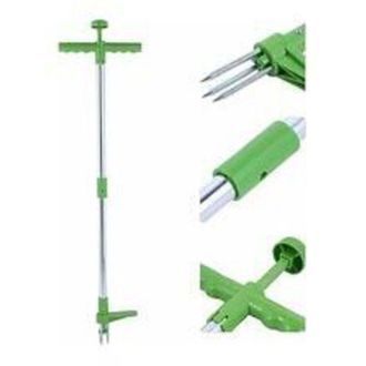 OEM Extractor De Maleza Vertical Telesc&oacute;pico Giratorio Y Herramienta Para Eliminar Ra&iacute;ces Con Mango De Acero Y Desbrozadora Manual De Jard&iacute;n De 3 Garras