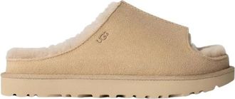 UGG Greenport Slide - Dames - Pantoffels - Beige - 38 EU - Su&egrave;de - Schoenen