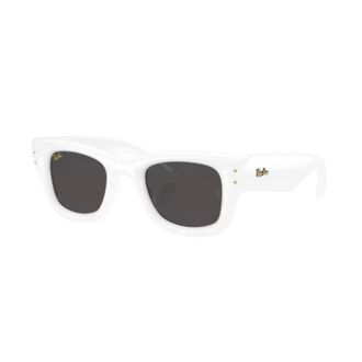 Ray-Ban Wayfarer Puffer - unisex - Zonnebrillen - Wit - 47 MM - Nylon - Accessoires