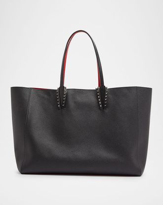 Christian Louboutin Cabata Soft Large Tote Bag in Grained Leather