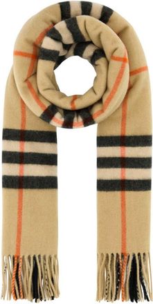 Burberry Beige Iconic Scarf