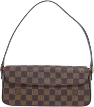 Louis Vuitton Pre-owned Damier Shoulder Bag - Dames - Vintage Schoudertas - Bruin - ONE Size - Vintage