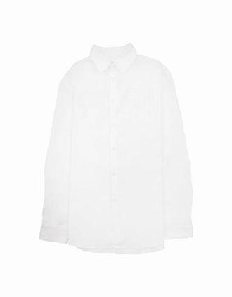 Kenzo Mens Kenzo Back Logo Long Sleeve Shirt White/black - Multi/White - Size: 40/Regular