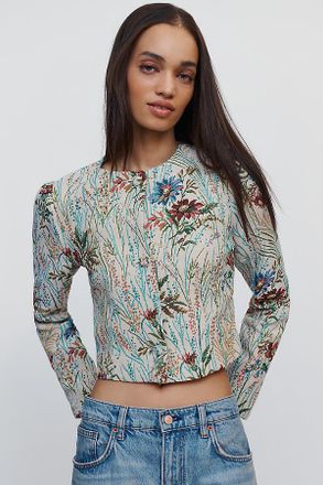 Sisters Celeste Cropped Kimono Blouse