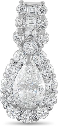 Luxury Bazaar Platinum 1.98ct Diamond Pendant MF29-121625