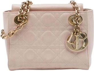 Dior Pre-owned Vintage Schoudertas - Dames - Vintage Schoudertas - Roze - ONE Size - Leer - Vintage