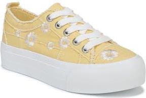 Blowfish Sadie Sun Platform Sneaker in Butter Yellow Canvas at Nordstrom Rack, Size 7.5
