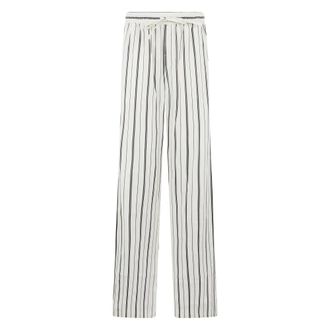 Dolce & Gabbana Pyjamas, male, Multicolor, Size: M Cotton and Silk Striped Trousers