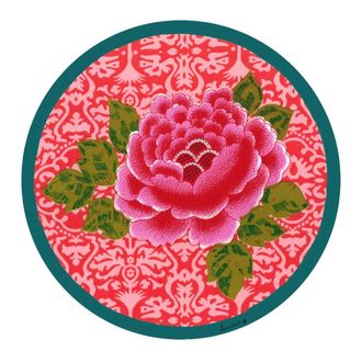 Lisa Corti Masonite Placemat 34cm Sunrise Coral