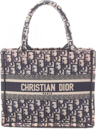 Dior Beige Multi-Color Canvas Tote Bag (Pre-Owned)
