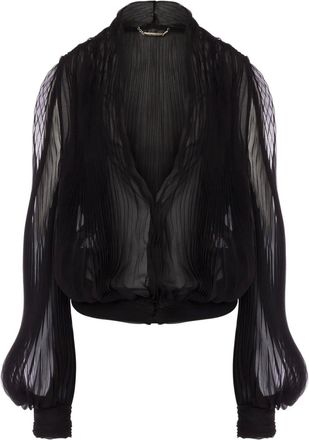 Alberta Ferretti Blusa in seta - Nero