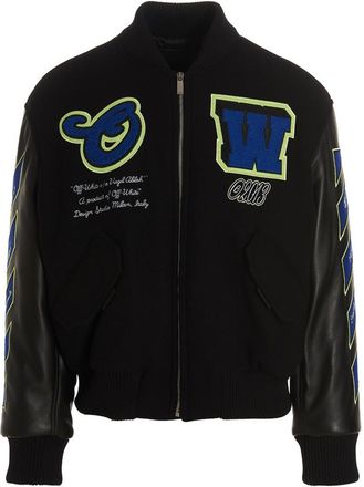 Off-white Black Bomber Jacket