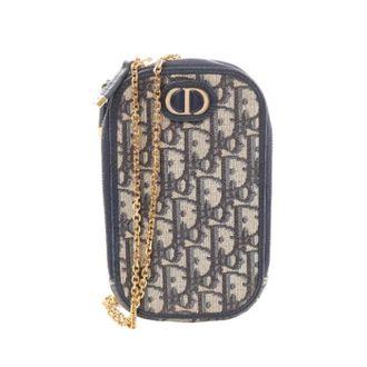 Dior Pre-owned Montaigne Callin Phone Holder - Dames - Pre-owned - Blauw - Maat: ONE Size