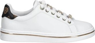 Guess Stasey - Dames - Sneakers - Wit - 36 EU - Leer - Schoenen