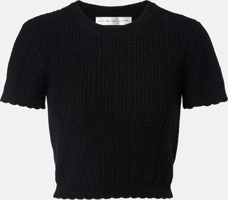 Frame Denim The Getaway cashmere crop top