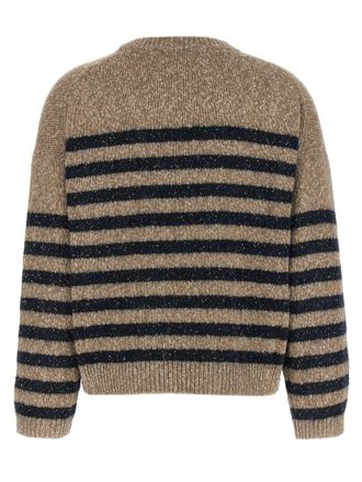 Brunello Cucinelli Womens Multicolor Wool Cardigan Clothing