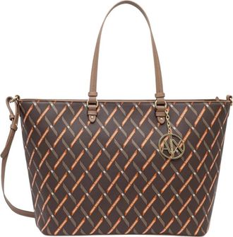 A|X Armani Exchange Shopper Tote - Dames - Shoppers - Bruin - ONE Size - Tassen