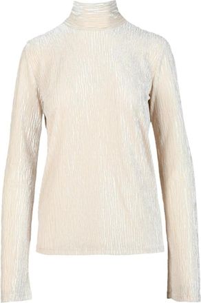 Forte_Forte Turtleneck Truien - Dames - Coltruien - Wit - 2XL - Polyester - Truien & Vesten