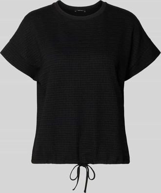OPUS Regular Fit T-Shirt aus Viskose-Mix Modell Solke in Black, Gr&ouml;&szlig;e 36