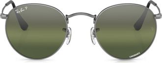Ray-Ban 53mm Round Polarized Sunglasses in Gunmetal at Nordstrom