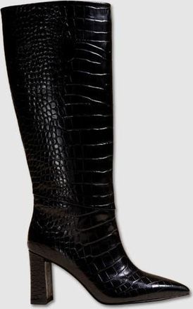Mi-Mai Wassily Croc-style Long Boot in Black at Nordstrom, Size 4