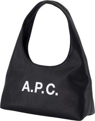 A.P.C. Womens Baby Ninon Shoulder Bag Black Synthetic