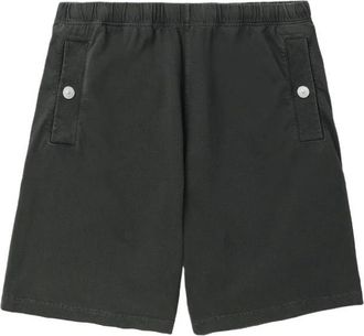 Stone Island Grijze Bermuda Shorts van Zwaar Katoen - Heren - Korte Broeken - Grijs - S - Katoen - Korte Broeken