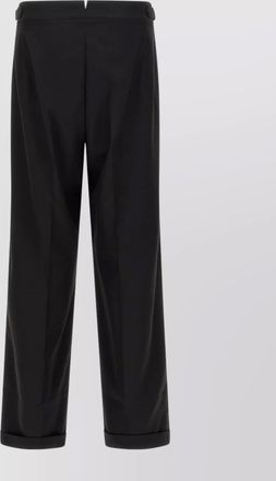 Cellar Door tailored trousers with cuffed hem and pleats