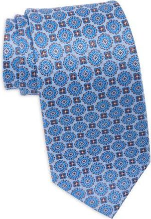 Duchamp Medallion Jacquard Silk Tie in Blue at Nordstrom Rack