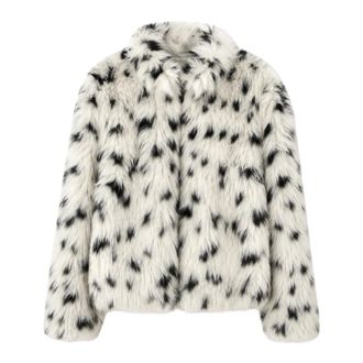 Imperial Animalier Faux Fur Jacket - female - Imperial - Faux Fur & Shearling Jackets - White - XS - Jackets