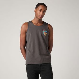Levi's Relaxed Graphic Tank Top - Mens - 2XL - Black