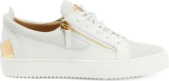 Giuseppe Zanotti Gail sneakers - women - Suede/Rubber/Leather/Fabric - 35 - White