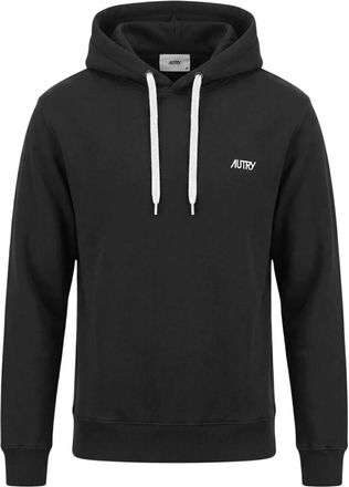 Autry Hoodies & sweatvesten, Heren, Zwart, L, Katoen, Embroidered Logo Hoodie