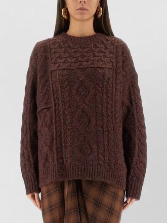 Isabel Marant deottille cable knit crew neck sweater