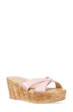 Stuart Weitzman Carmen Wedge Sandal in Blossom at Nordstrom, Size 7.5