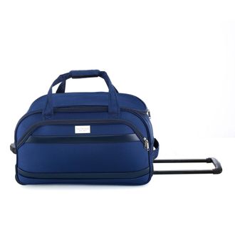 Isaac Mizrahi New York Movi 20 Inch Carry-On Softside Rolling Duffel Travel Bag with Telescopic Handle