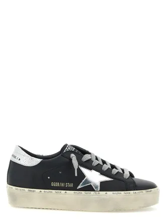 Golden Goose Black Lace Up Sneakers