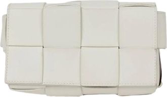 Bottega Veneta Pre-owned Belt Bags, female, White, Size: ONE SIZE Pre-owned Cassette Belt Bag