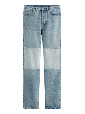 Dior LONG REGULAR FIT JEANS IN BLUE COTTON TWILL - Christian Dior - Man