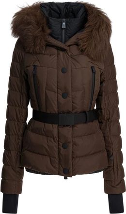 Moncler Beverley Down Jacket - Dames - Jassen - Bruin - XS - Leer - Jassen
