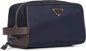 Prada Mens Beauty Case Speedrock Blue Recycled Polyamide Wallets & Cardholders
