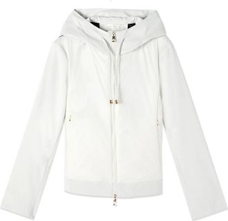 Oltre Lichtgewicht gecombineerd pufferjack - Dames - Zomerjassen - Wit - XS - Leer - Jassen